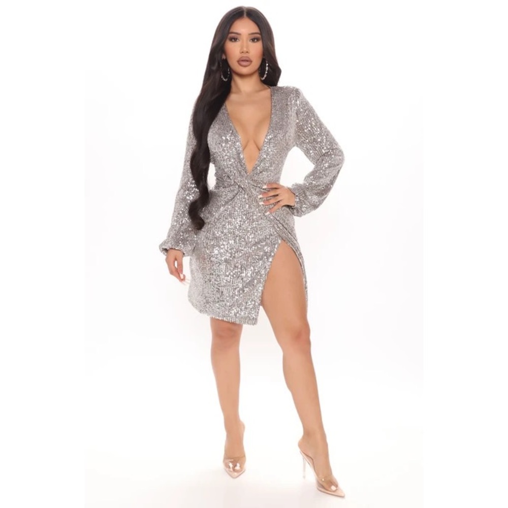 Fashion Nova Sequin Sugar Free Dress